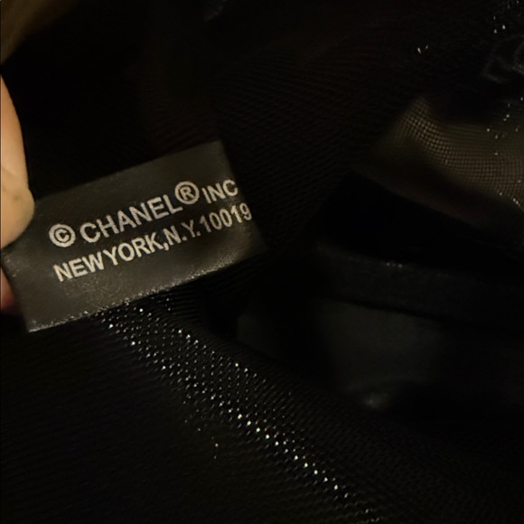 CHANEL Black Mesh Paris Tote - Picture 4 of 11